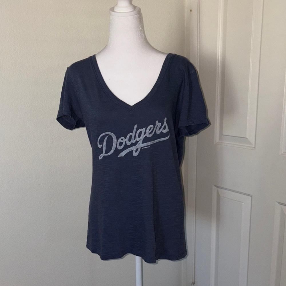 Women's Dodgers V-Neck Tee